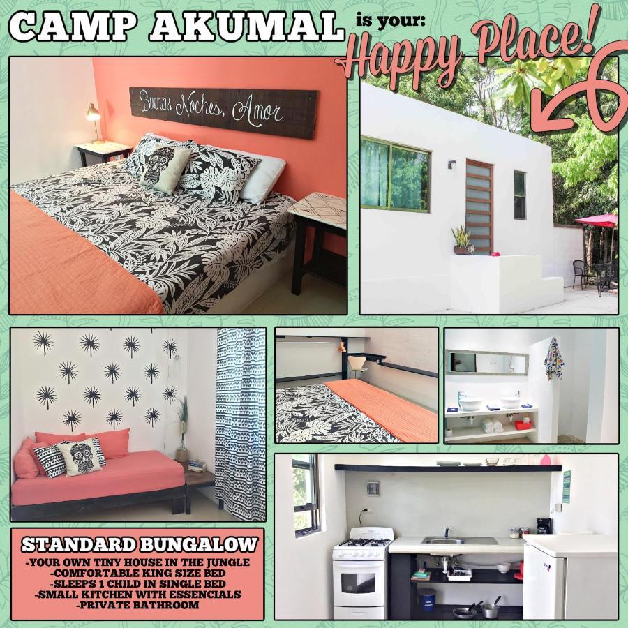 Camp Akumal - Hosted Family Bungalows Eksteriør billede